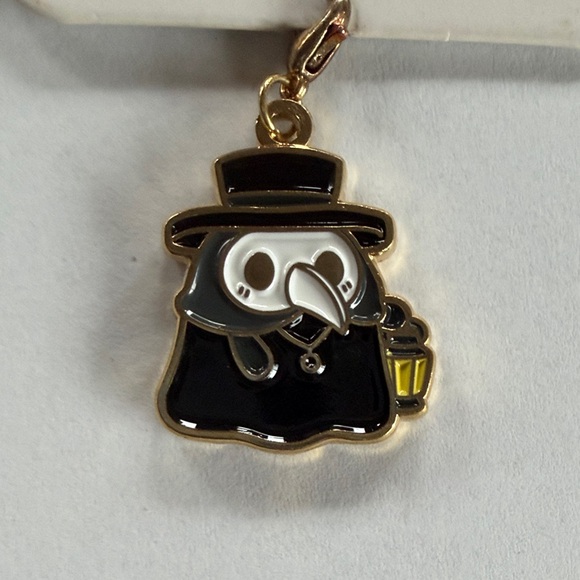 Squishable Doctor Plague Charm - Black and Gold - Picture 3 of 3